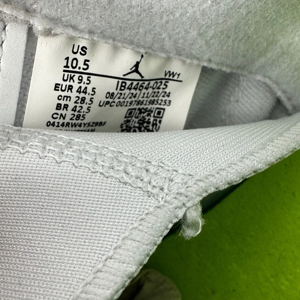 Jordan Spizike Low Wolf Grey Volt Mens Basketball Shoes IB4464-025 Size 10.5